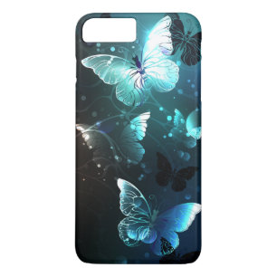 Mint Night Butterflies Case-Mate iPhone Case