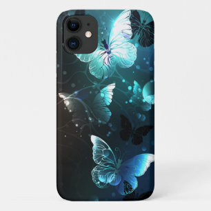 Mint Night Butterflies Case-Mate iPhone Case