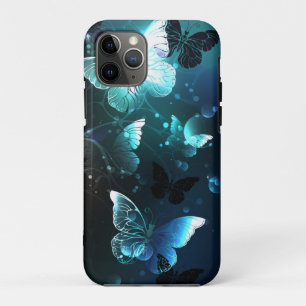 Mint Night Butterflies Case-Mate iPhone Case