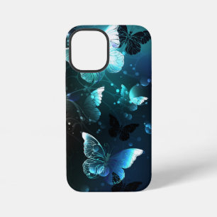 Mint Night Butterflies iPhone 12 Mini Case