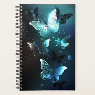 Mint Night Butterflies Planner
