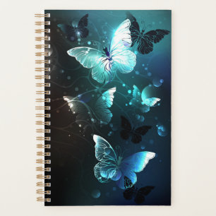Mint Night Butterflies Planner