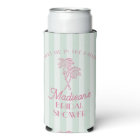 Mint Palm Spring Pastel Beach Bridal Shower Favour