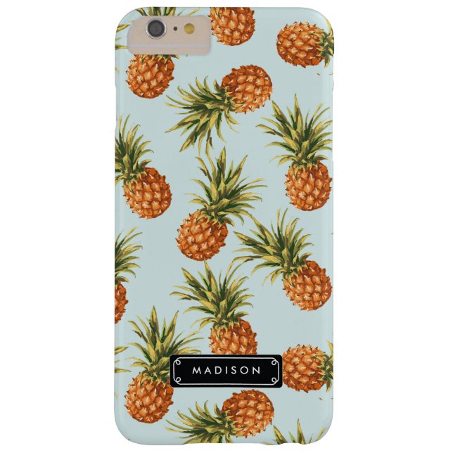 Mint Pineapple Personalised Case-Mate iPhone Case (Back)