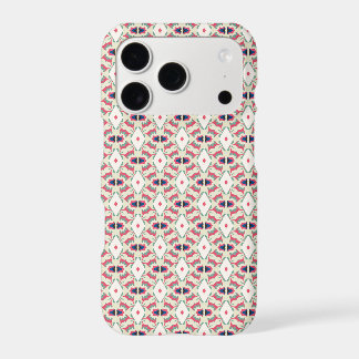 Mint Pink Botanical Lattice Pattern