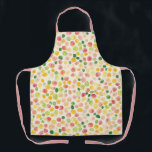 Mint Pink Yellow Green Fruity Dots  Apron<br><div class="desc">Oranges Mint Pink Yellow Green Fruit Limes Dots</div>