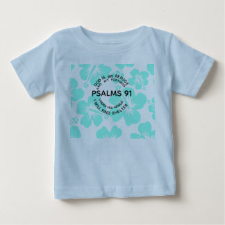 Mint psalms 91 flower  baby T-Shirt