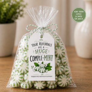 Mint Referral Business Marketing Gift Tags