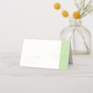 Mint Seating Card, Caroline Wedding Collection Place Card