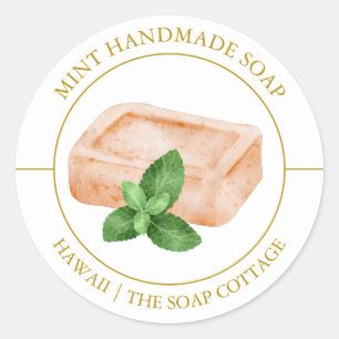 Mint Soap label