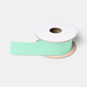 Mint Solid Colour Satin Ribbon