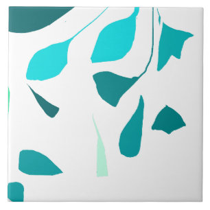 Mint sprig Ceramic Tile