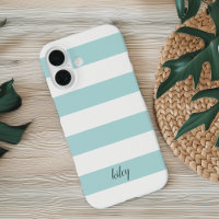 Mint Stripe Personalised