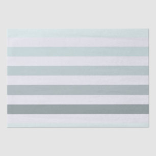 Mint Stripes Ombre Tissue Paper