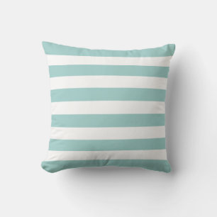 Mint Stripes Pattern Cushion