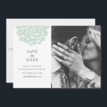 Mint succulent. Modern cactus wedding. Floral Save The Date<br><div class="desc">Mint succulent wedding save the date. Please contact me if you need additional items.</div>