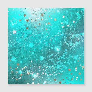 Mint Turquoise Foil Background