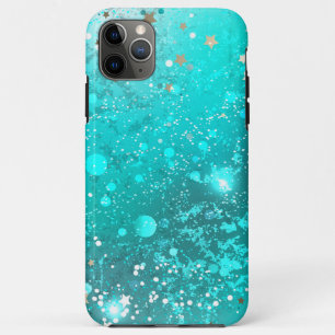 Mint Turquoise Foil Background Case-Mate iPhone Case