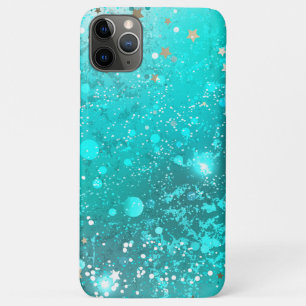 Mint Turquoise Foil Background Case-Mate iPhone Case