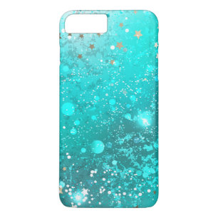 Mint Turquoise Foil Background Case-Mate iPhone Case