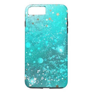 Mint Turquoise Foil Background Case-Mate iPhone Case