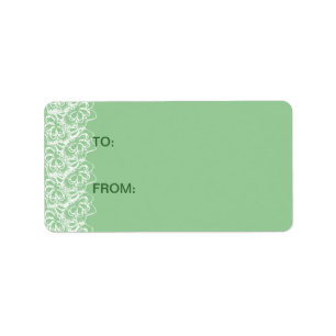 Mint with Faux Lace Label