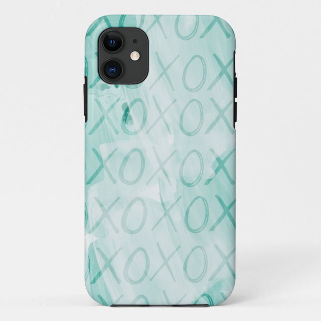 Mint XOXO Love Case-Mate iPhone Case (Back)