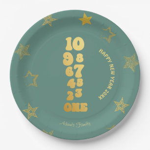Minted New Years Eve Party Paper Plate