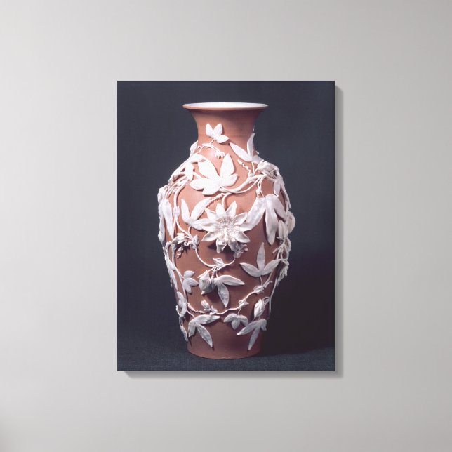 Minton Parian Ware vase, 1894 Canvas Print (Front)