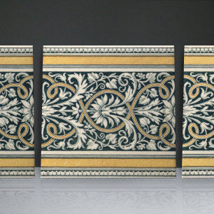 Mintons UK Classical Greek Floral Pattern Tile