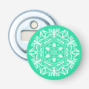 Minty Mandala Bottle Opener