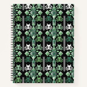 "Minty Matrix: 8-Bit Envy Invasion" Notebook