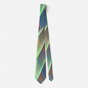 Minty Pleasure Fractal Tie
