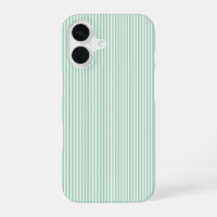 Minty Stripes – Pastel Light Green Minimalist