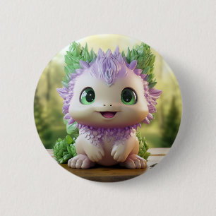 Minty, the charming Axolotl 6 Cm Round Badge