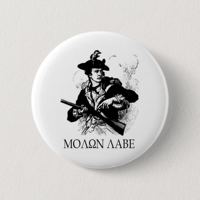 Minuteman 6 Cm Round Badge (Front)