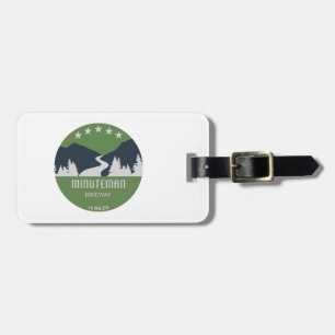 Minuteman Bikeway Boston Massachusetts Luggage Tag