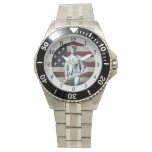Minuteman Patriot USA Flag Watch