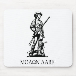 Minuteman statue mouse pad