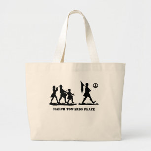 Minutemen Marching Silhouette Patriotic Tote Bag