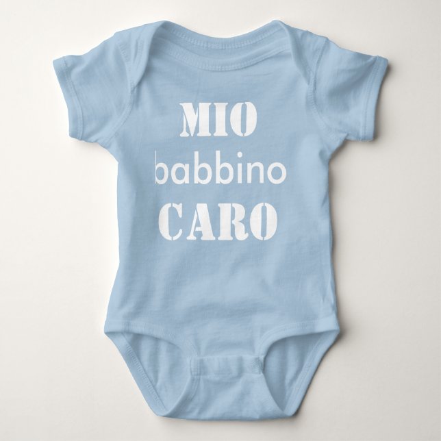 Mio babbino Caro-Baby Football Bodysuit (Front)