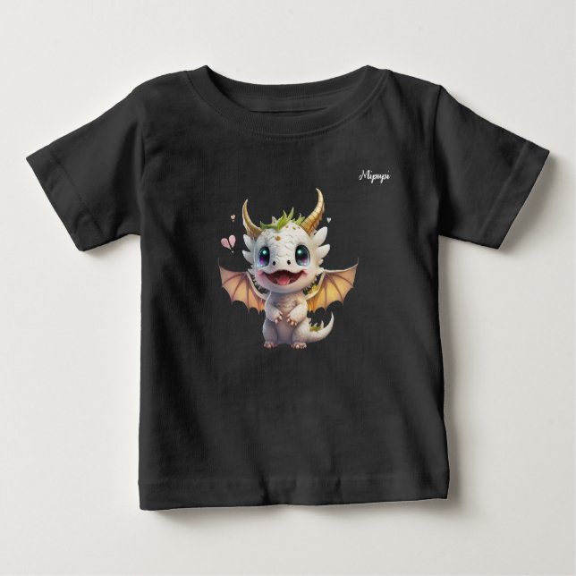 Mipupi Lovely Dragon Baby T-Shirt (Front)