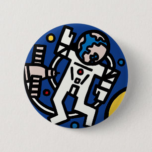 Mir-Altair Mission Patch Logo 6 Cm Round Badge