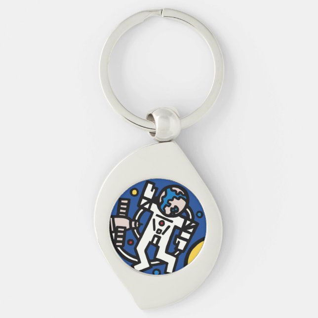 Mir-Altair Mission Patch Logo Key Ring (Front)