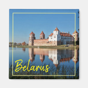 Mir Castle Belarus Architecture Landscape Magnet