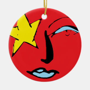 Mir-Perseus Mission Patch Logo Ceramic Tree Decoration