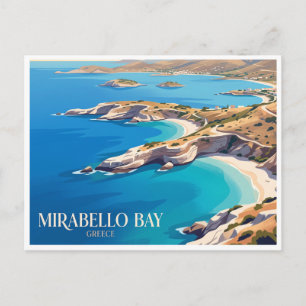 Mirabello Bay Agios Nikolaos Greece Postcard