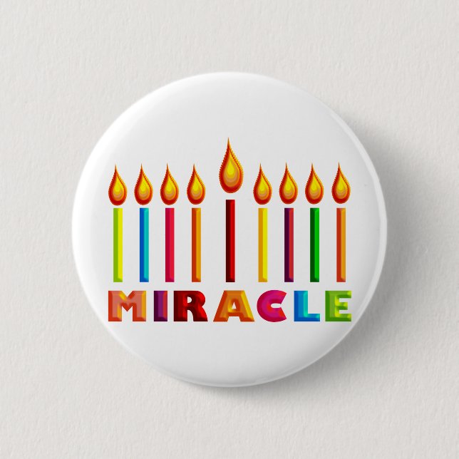 Miracle 6 Cm Round Badge (Front)