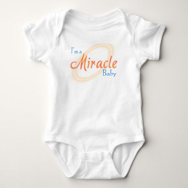 Miracle Baby Body Suit Baby Bodysuit (Front)