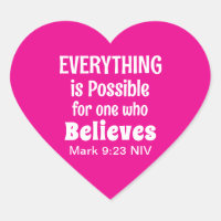 Miracle Bible Verse Christian Faith Hot Pink